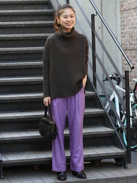 misatoさん（レディース・160cm）の秋コーディネート