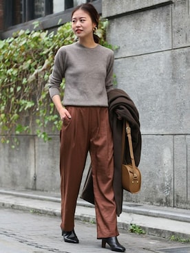 「JOURNAL STANDARD relume（ジャーナルスタンダード　レリューム）のアイテム（その他アウター）」を使った、misatoさん（レディース・160cm）の秋コーディネート