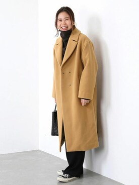 「JOURNAL STANDARD relume（ジャーナルスタンダード　レリューム）のアイテム（その他アウター）」を使った、misatoさん（レディース・160cm）の冬コーディネート