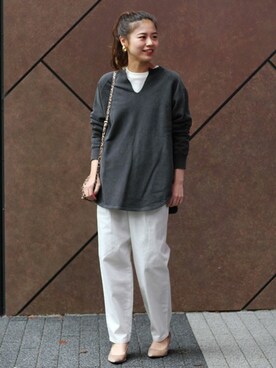 misatoさん（レディース・160cm）の冬コーディネート