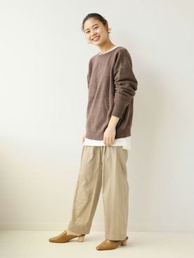 misatoさん（レディース・160cm）の冬コーディネート