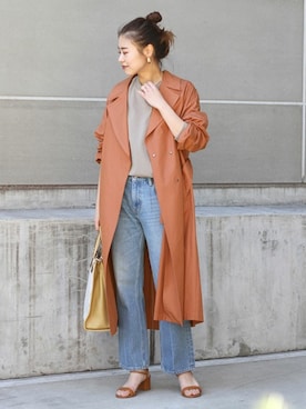「JOURNAL STANDARD relume（ジャーナルスタンダード　レリューム）のアイテム（その他アウター）」を使った、misatoさん（レディース・160cm）の冬コーディネート