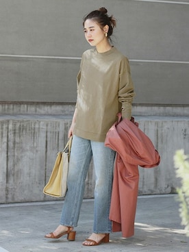 「JOURNAL STANDARD relume（ジャーナルスタンダード　レリューム）のアイテム（その他アウター）」を使った、misatoさん（レディース・160cm）の冬コーディネート
