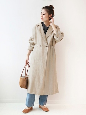 「JOURNAL STANDARD relume（ジャーナルスタンダード　レリューム）のアイテム（その他アウター）」を使った、misatoさん（レディース・160cm）の冬コーディネート