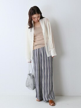 misatoさん（レディース・160cm）の冬コーディネート