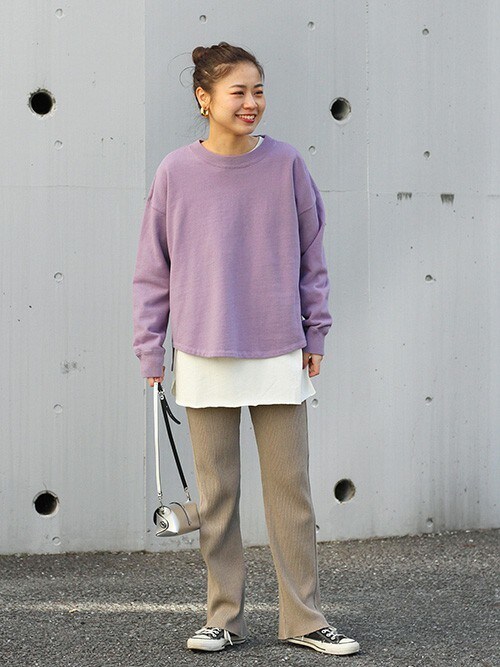 JOURNAL STANDARDrelumeコットンラウンドヘムスウェット JOURNAL STANDARD relume（ジャーナルスタンダード レリューム）の