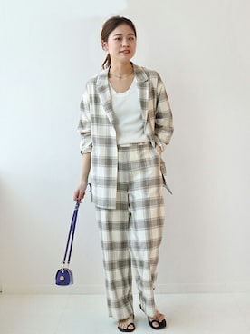 「JOURNAL STANDARD relume（ジャーナルスタンダード　レリューム）のアイテム（その他アウター）」を使った、misatoさん（レディース・160cm）の春コーディネート