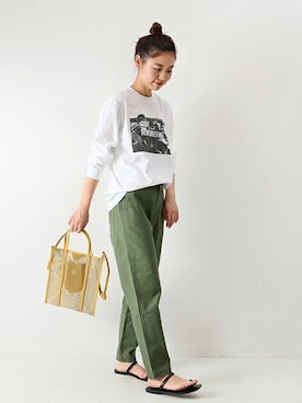 「Frederick（フレデリック）のアイテム」を使った、misatoさん（レディース・160cm）の春コーディネート