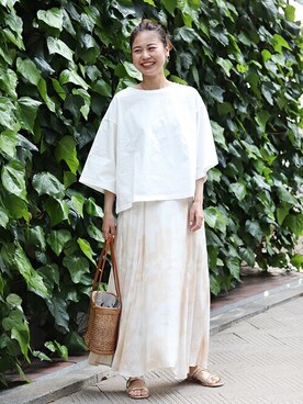 「relume」｜misatoさん（レディース・160cm）の夏コーディネート