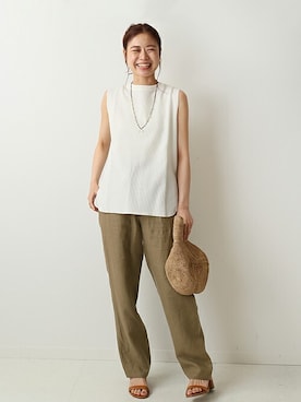 「relume」｜misatoさん（レディース・160cm）の夏コーディネート