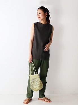 「relume」｜misatoさん（レディース・160cm）の夏コーディネート