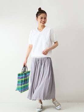 「relume」｜misatoさん（レディース・160cm）の夏コーディネート