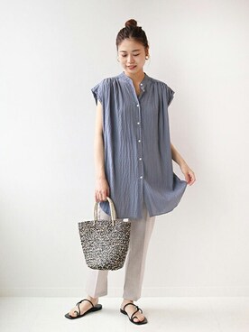 misatoさん（レディース・160cm）の夏コーディネート