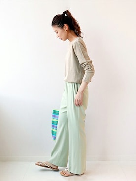 misatoさん（レディース・160cm）の夏コーディネート