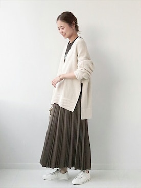 「DECKE（デッケ）のアイテム」を使った、misatoさん（レディース・160cm）の夏コーディネート