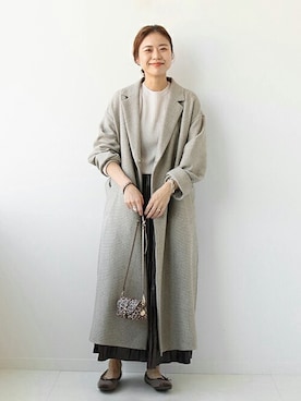 「JOURNAL STANDARD relume（ジャーナルスタンダード　レリューム）のアイテム（その他アウター）」を使った、misatoさん（レディース・160cm）の秋コーディネート