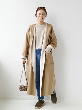 「JOURNAL STANDARD relume（ジャーナルスタンダード　レリューム）のアイテム（その他アウター）」を使った、misatoさん（レディース・160cm）の秋コーディネート