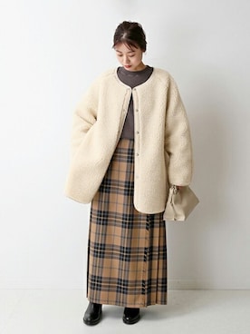 「CHEVRE（シェーブル）のアイテム」を使った、misatoさん（レディース・160cm）の秋コーディネート