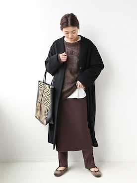 「JOURNAL STANDARD relume（ジャーナルスタンダード　レリューム）のアイテム（その他アウター）」を使った、misatoさん（レディース・160cm）の秋コーディネート