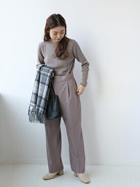 misatoさん（レディース・160cm）の秋コーディネート