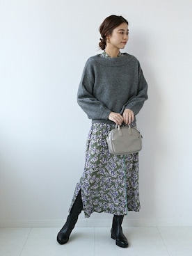 misatoさん（レディース・160cm）の冬コーディネート