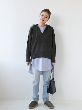 misatoさん（レディース・160cm）の冬コーディネート