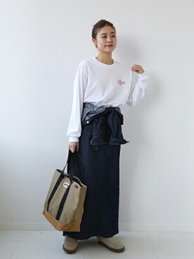 misatoさん（レディース・160cm）の冬コーディネート