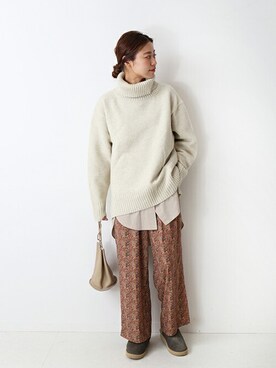 misatoさん（レディース・160cm）の冬コーディネート