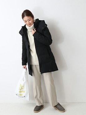 「DESCENTE ALLTERRAIN（デサント　オルテライン）のアイテム（ジャケット/アウター）」を使った、misatoさん（レディース・160cm）の冬コーディネート