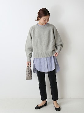 misatoさん（レディース・160cm）の冬コーディネート