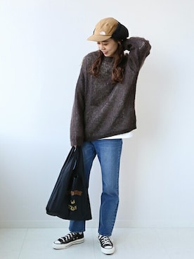 misatoさん（レディース・160cm）の冬コーディネート