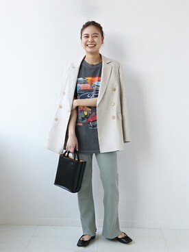 misatoさん（レディース・160cm）の冬コーディネート