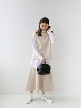 misatoさん（レディース・160cm）の冬コーディネート