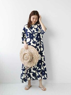 「Jams（ジャムス）のアイテム」を使った、misatoさん（レディース・160cm）の春コーディネート