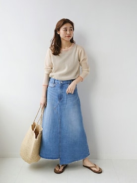 misatoさん（レディース・160cm）の春コーディネート