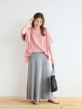 「CAL．Berries（カルベリーズ）のアイテム」を使った、misatoさん（レディース・160cm）の夏コーディネート