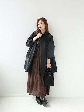 「JOURNAL STANDARD relume（ジャーナルスタンダード　レリューム）のアイテム（モッズコート）」を使った、misatoさん（レディース・160cm）の夏コーディネート
