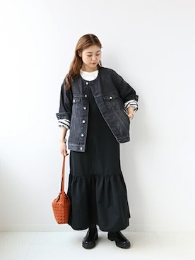 「JOURNAL STANDARD relume（ジャーナルスタンダード　レリューム）のアイテム（ワンピース/ドレス）」を使った、misatoさん（レディース・160cm）の夏コーディネート