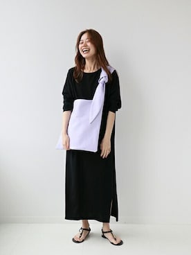 「JOURNAL STANDARD relume（ジャーナルスタンダード　レリューム）のアイテム（ワンピース/ドレス）」を使った、misatoさん（レディース・160cm）の夏コーディネート