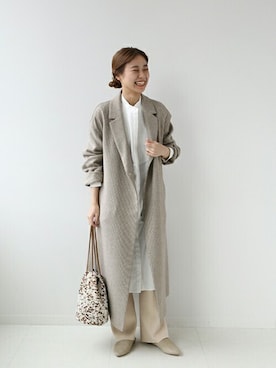 「JOURNAL STANDARD relume（ジャーナルスタンダード　レリューム）のアイテム（その他アウター）」を使った、misatoさん（レディース・160cm）の夏コーディネート