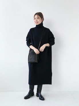 「JOURNAL STANDARD relume（ジャーナルスタンダード　レリューム）のアイテム（ワンピース/ドレス）」を使った、misatoさん（レディース・160cm）の秋コーディネート