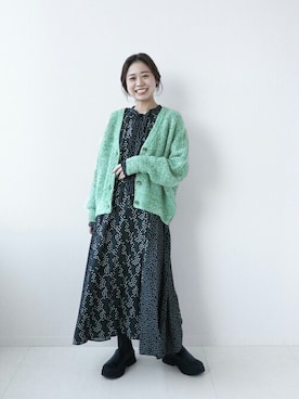 「JOURNAL STANDARD relume（ジャーナルスタンダード　レリューム）のアイテム（ワンピース/ドレス）」を使った、misatoさん（レディース・160cm）の秋コーディネート