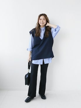 misatoさん（レディース・160cm）の冬コーディネート