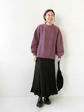 misatoさん(レディース・160cm)の冬コーディネート