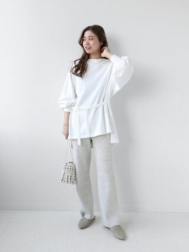 misatoさん（レディース・160cm）の冬コーディネート