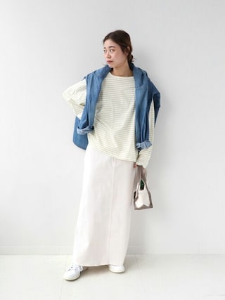 値下げ最終価格！ダンガリーロングテールシャツ(JS relume) お値下げ【JS relume】21SS ダンガリーロングテールシャツ - メルカリ
