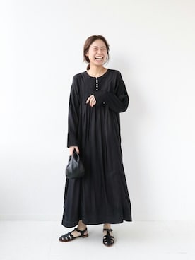 「JOURNAL STANDARD relume（ジャーナルスタンダード　レリューム）のアイテム（ワンピース/ドレス）」を使った、misatoさん（レディース・160cm）の冬コーディネート