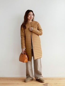 「撥水性」｜misatoさん（レディース・160cm）の冬コーディネート