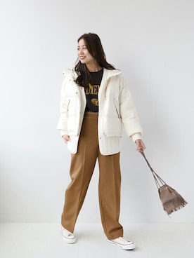 misatoさん（レディース・160cm）の冬コーディネート