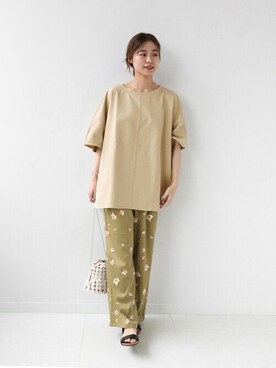 「ポンチョプルオーバー」｜misatoさん（レディース・160cm）の冬コーディネート